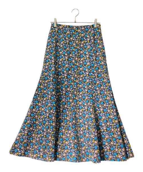 UNITED ARROWS TOKYO（ユナイテッドアローズトウキョウ）UNITED ARROWS TOKYO (ユナイテッドアローズトウキョウ) フラワー セミマーメイド スカート B† マルチカラー サイズ:40の古着・服飾アイテム