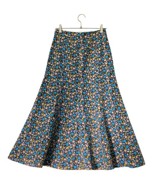 UNITED ARROWS TOKYO（ユナイテッドアローズトウキョウ）UNITED ARROWS TOKYO (ユナイテッドアローズトウキョウ) フラワー セミマーメイド スカート B† マルチカラー サイズ:40の古着・服飾アイテム
