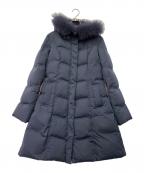 RUIRUE BOUTIQUEルイルエブティック）の古着「フォックスファー付ダウンコート」｜ネイビー