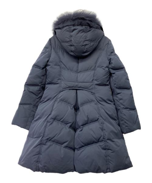 RUIRUE BOUTIQUE（ルイルエブティック）RUIRUE BOUTIQUE (ルイルエブティック) フォックスファー付ダウンコート ネイビー サイズ:Lの古着・服飾アイテム