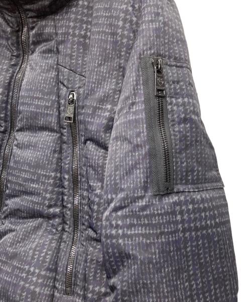 BLACK LABEL CRESTBRIDGE（ブラックレーベル クレストブリッジ）BLACK LABEL CRESTBRIDGE (ブラックレーベル クレストブリッジ) BLACK LABEL CRESTBRIDGEダウンジャケット ネイビー×ブラック サイズ:Mの古着・服飾アイテム