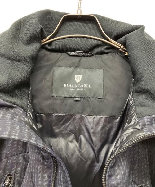 BLACK LABEL CRESTBRIDGE（ブラックレーベル クレストブリッジ）BLACK LABEL CRESTBRIDGE (ブラックレーベル クレストブリッジ) BLACK LABEL CRESTBRIDGEダウンジャケット ネイビー×ブラック サイズ:Mの古着・服飾アイテム
