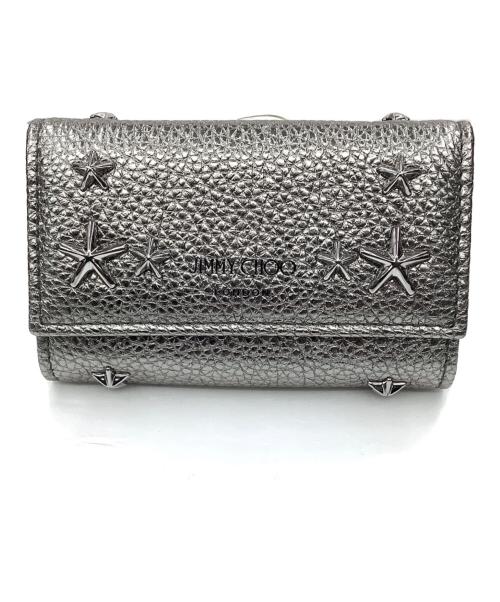 JIMMY CHOO（ジミーチュウ）JIMMY CHOO (ジミーチュウ) NEPTUNE UUR　キーケース シルバーの古着・服飾アイテム