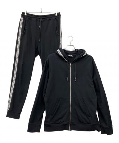 中古・古着通販】DIESEL (ディーゼル) セットアップジャージ ブラック