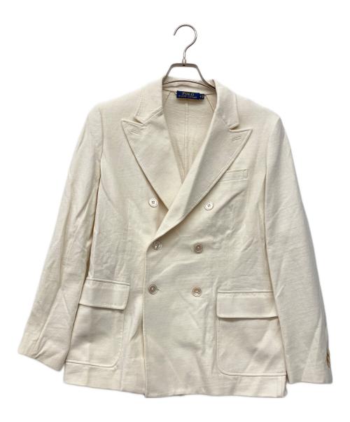 POLO RALPH LAUREN（ポロ・ラルフローレン）POLO RALPH LAUREN (ポロ・ラルフローレン) テーラードジャケット アイボリー サイズ:6の古着・服飾アイテム