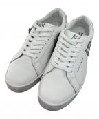 Sangacio×Jean-Michel Basquiatサンガッチョ×ジャン ミシェル バスキア）の古着「ローカットスニーカー」｜ホワイト