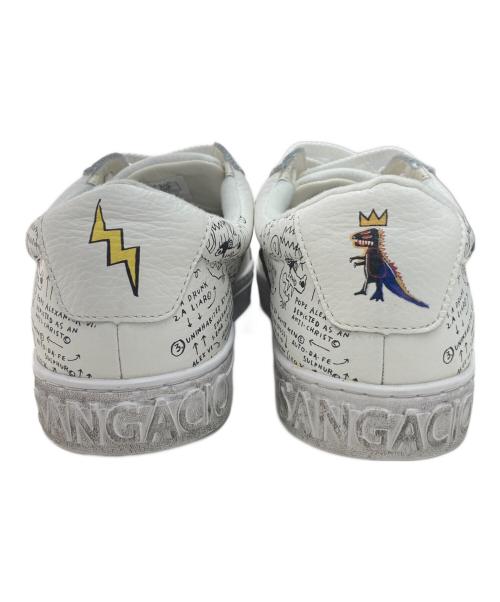 Sangacio（サンガッチョ）Sangacio (サンガッチョ) Jean-Michel Basquiat (ジャン ミシェル バスキア) ローカットスニーカー ホワイト サイズ:26cm 未使用品の古着・服飾アイテム