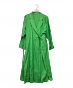 PINEパイン）の古着「ロングコート」｜グリーン