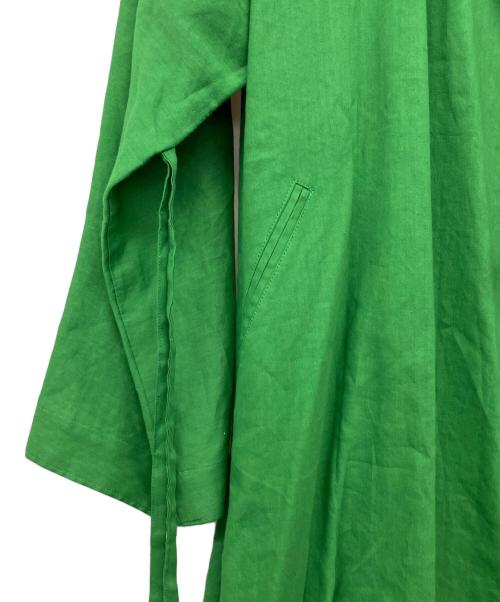 PINE（パイン）pine (パイン) ロングコート グリーン サイズ:40の古着・服飾アイテム