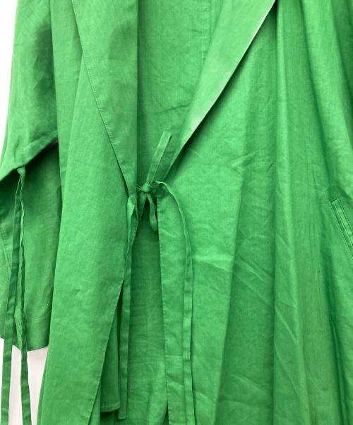 PINE（パイン）pine (パイン) ロングコート グリーン サイズ:40の古着・服飾アイテム