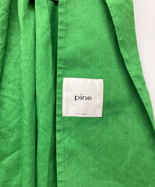 PINE（パイン）pine (パイン) ロングコート グリーン サイズ:40の古着・服飾アイテム