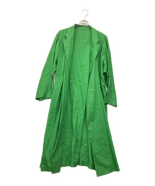 PINE（パイン）pine (パイン) ロングコート グリーン サイズ:40の古着・服飾アイテム