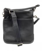 SOMESソメス）の古着「レザーショルダーバッグ」｜ブラック