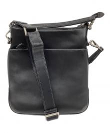 SOMES（ソメス）の古着「レザーショルダーバッグ」｜ブラック