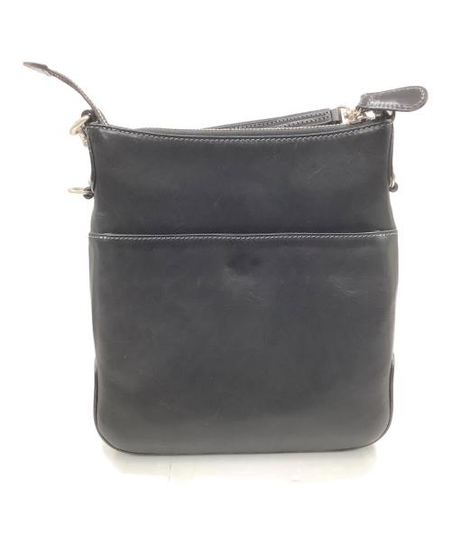 SOMES（ソメス）SOMES (ソメス) レザーショルダーバッグ ブラックの古着・服飾アイテム