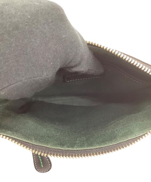 SOMES（ソメス）SOMES (ソメス) レザーショルダーバッグ ブラックの古着・服飾アイテム