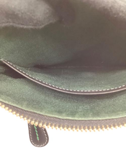 SOMES（ソメス）SOMES (ソメス) レザーショルダーバッグ ブラックの古着・服飾アイテム