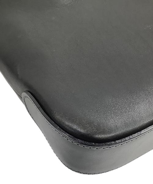 SOMES（ソメス）SOMES (ソメス) レザーショルダーバッグ ブラックの古着・服飾アイテム