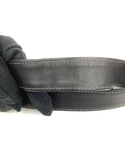 SOMES（ソメス）SOMES (ソメス) レザーショルダーバッグ ブラックの古着・服飾アイテム