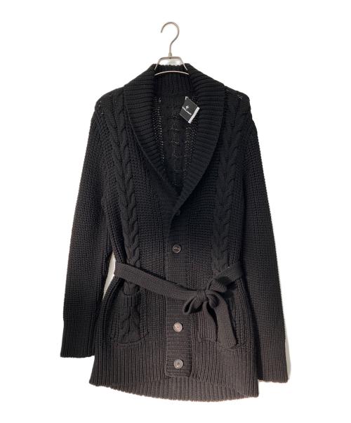 TAGLIATORE（タリアトーレ）TAGLIATORE (タリアトーレ) ショールカラーカーディガン ブラック サイズ:48の古着・服飾アイテム