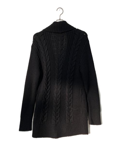 TAGLIATORE（タリアトーレ）TAGLIATORE (タリアトーレ) ショールカラーカーディガン ブラック サイズ:48の古着・服飾アイテム