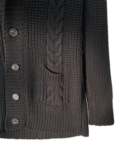 TAGLIATORE（タリアトーレ）TAGLIATORE (タリアトーレ) ショールカラーカーディガン ブラック サイズ:48の古着・服飾アイテム