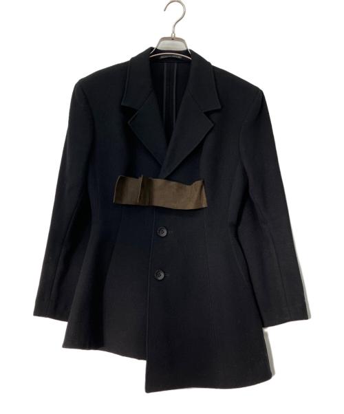 YOHJI YAMAMOTO（ヨウジヤマモト）YOHJI YAMAMOTO (ヨウジヤマモト) テーラードジャケット ブラック サイズ:Mの古着・服飾アイテム