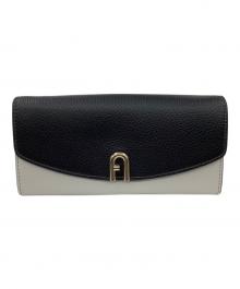 FURLA（フルラ）の古着「長財布」｜ブラック×グレー