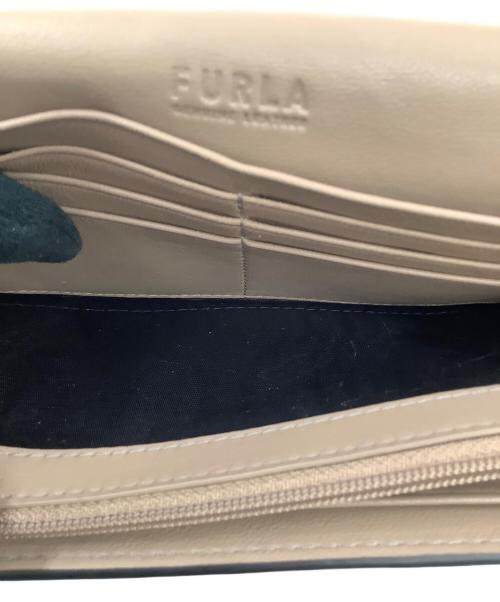 FURLA（フルラ）FURLA (フルラ) 長財布 ブラック×グレーの古着・服飾アイテム