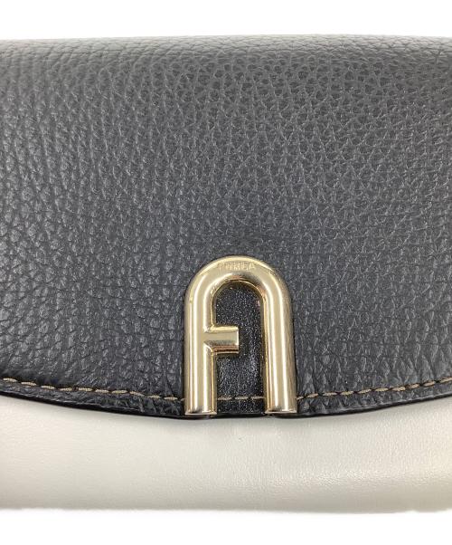 FURLA（フルラ）FURLA (フルラ) 長財布 ブラック×グレーの古着・服飾アイテム