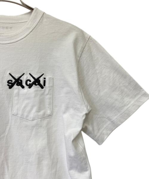 sacai（サカイ）sacai (サカイ) 半袖カットソー ホワイト サイズ:3の古着・服飾アイテム