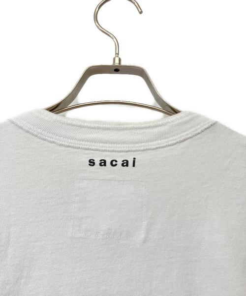 sacai（サカイ）sacai (サカイ) 半袖カットソー ホワイト サイズ:3の古着・服飾アイテム