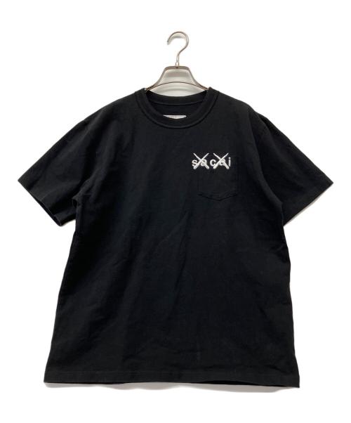 sacai（サカイ）sacai (サカイ) 半袖カットソー ブラック サイズ:3の古着・服飾アイテム