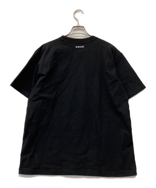 sacai（サカイ）sacai (サカイ) 半袖カットソー ブラック サイズ:3の古着・服飾アイテム