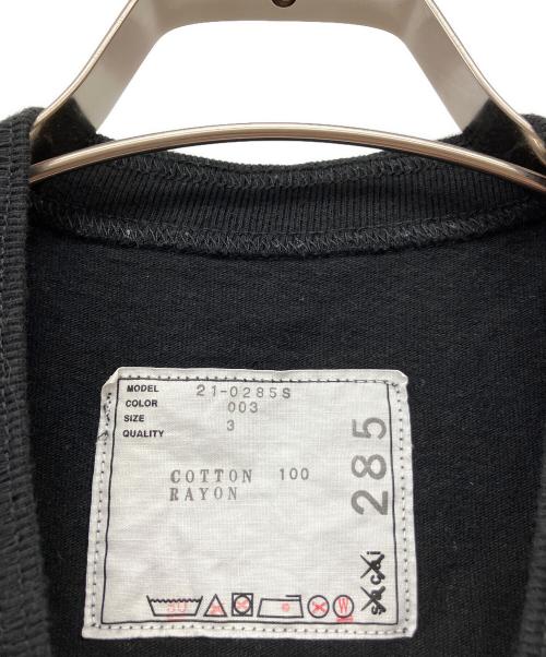 sacai（サカイ）sacai (サカイ) 半袖カットソー ブラック サイズ:3の古着・服飾アイテム