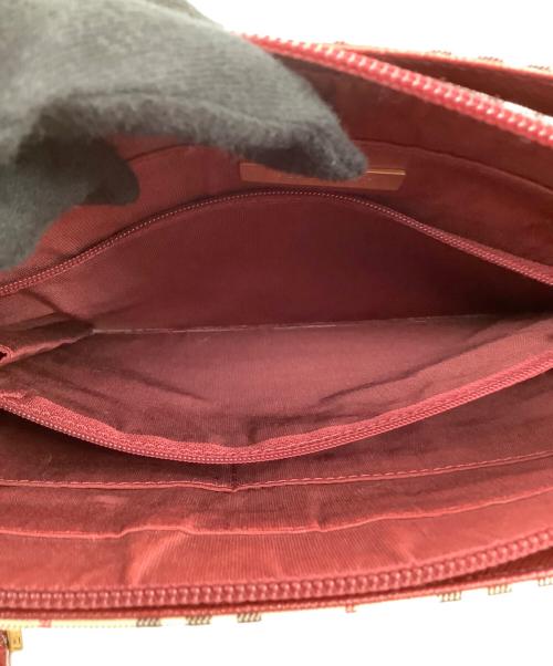 BURBERRY（バーバリー）BURBERRY (バーバリー) ノバチェックトートバッグ ベージュ×レッドの古着・服飾アイテム