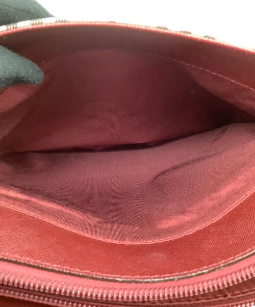 BURBERRY（バーバリー）BURBERRY (バーバリー) ノバチェックトートバッグ ベージュ×レッドの古着・服飾アイテム