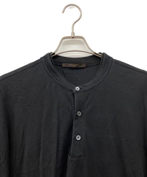 LOUIS VUITTON（ルイ ヴィトン）LOUIS VUITTON (ルイ ヴィトン) ヘンリーネックダブルカラーL/Sカットソー ブラック サイズ:XLの古着・服飾アイテム