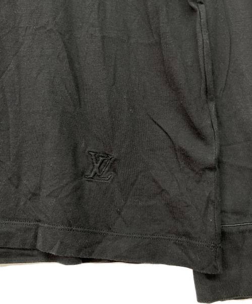 LOUIS VUITTON（ルイ ヴィトン）LOUIS VUITTON (ルイ ヴィトン) ヘンリーネックダブルカラーL/Sカットソー ブラック サイズ:XLの古着・服飾アイテム