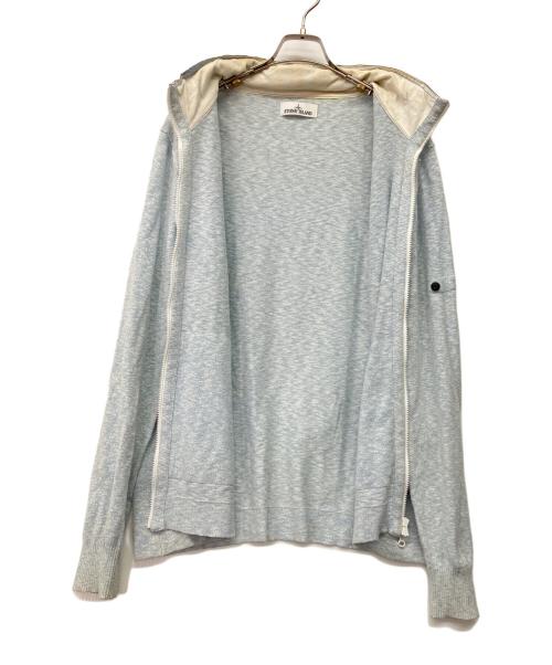 STONE ISLAND（ストーンアイランド）STONE ISLAND (ストーンアイランド) フルジップブルゾン ライトブルー サイズ:XXLの古着・服飾アイテム