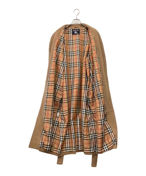 Burberry's（バーバリー）Burberry's (バーバリーズ) 90's ノバチェックカシミヤ混ガウンコート ベージュ サイズ:Mの古着・服飾アイテム