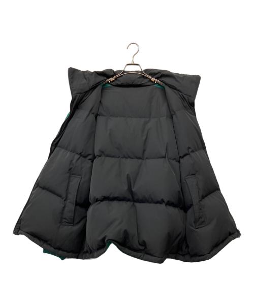 adidas Originals（アディダスオリジナル）adidas originals (アディダスオリジナル) リバーシブルダウンジャケット グリーン×ブラック サイズ:2XLの古着・服飾アイテム