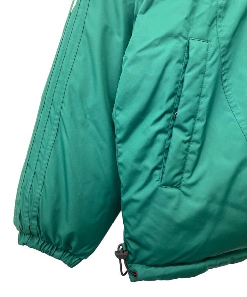 adidas Originals（アディダスオリジナル）adidas originals (アディダスオリジナル) リバーシブルダウンジャケット グリーン×ブラック サイズ:2XLの古着・服飾アイテム