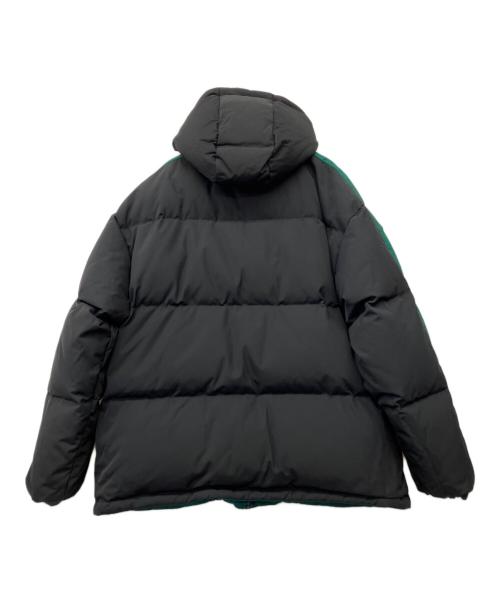 adidas Originals（アディダスオリジナル）adidas originals (アディダスオリジナル) リバーシブルダウンジャケット グリーン×ブラック サイズ:2XLの古着・服飾アイテム