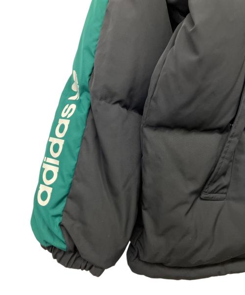 adidas Originals（アディダスオリジナル）adidas originals (アディダスオリジナル) リバーシブルダウンジャケット グリーン×ブラック サイズ:2XLの古着・服飾アイテム