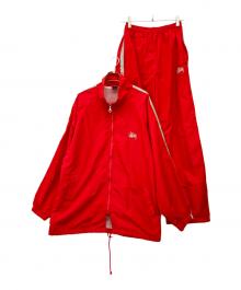 stussy（ステューシー）の古着「90's ナイロンセットアップジャージ」｜レッド