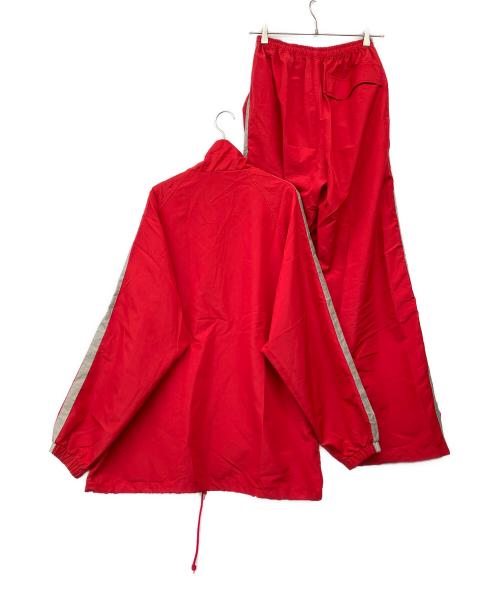 stussy（ステューシー）stussy (ステューシー) 90's ナイロンセットアップジャージ レッド サイズ:Mの古着・服飾アイテム