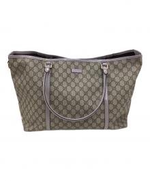GUCCI（グッチ）の古着「GGスプリーム」｜ベージュ×ラベンダー