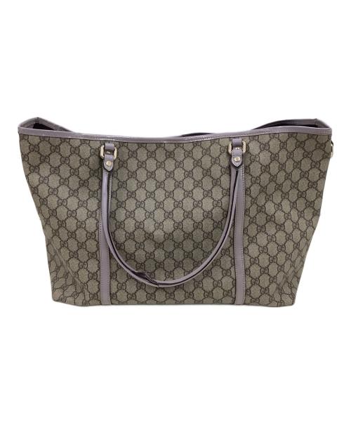 GUCCI（グッチ）GUCCI (グッチ) GGスプリーム ベージュ×ラベンダーの古着・服飾アイテム