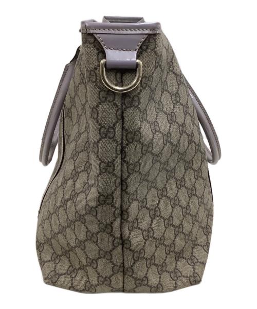 GUCCI（グッチ）GUCCI (グッチ) GGスプリーム ベージュ×ラベンダーの古着・服飾アイテム